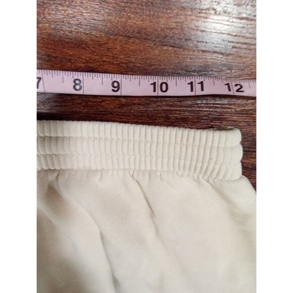 Pangaia Relaxed Fit Women's XS Pull On Elastic Waist Track Sweatpants Off-White - Picture 9 of 9